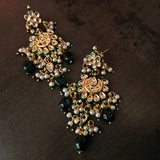 FINEST QUALITY BIKANERI KUNDAN CHOKER WITH EARRINGS