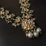 FINEST QUALITY BIKANERI KUNDAN NECKLACE WITH EARRINGS
