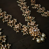 FINEST QUALITY BIKANERI KUNDAN NECKLACE WITH EARRINGS