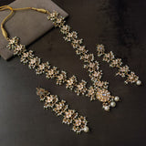 FINEST QUALITY BIKANERI KUNDAN NECKLACE WITH EARRINGS