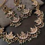 FINEST QUALITY BIKANERI KUNDAN CHOKER WITH EARRINGS