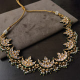 FINEST QUALITY BIKANERI KUNDAN CHOKER WITH EARRINGS