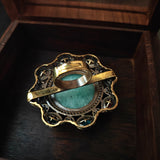 DESIGNER DOUBLET STONE STATEMENT RING