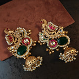 HANDMADE BIRD EARRINGS WITH HANGINGS