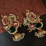 HANDMADE BIRD EARRINGS WITH HANGINGS