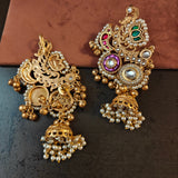 HANDMADE BIRD EARRINGS WITH HANGINGS