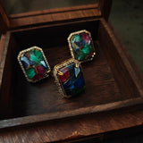 EXCLUSIVE DOUBLET STONE EARRINGS AND RING SET