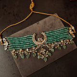 CHAAND CHOKER WITH EARRINGS