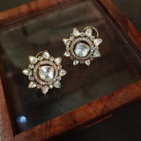 FINEST QUALITY POLKI KUNDAN STUDS