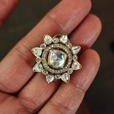 FINEST QUALITY POLKI KUNDAN STUDS