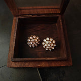 FINEST QUALITY POLKI KUNDAN STUDS