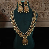 BIKANERI KUNDAN NECKLACE WITH EARRINGS