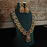BIKANERI KUNDAN NECKLACE WITH EARRINGS