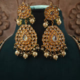 BIKANERI KUNDAN NECKLACE WITH EARRINGS
