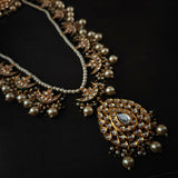 BIKANERI KUNDAN NECKLACE WITH EARRINGS