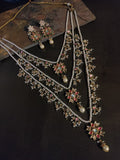BIKANERI KUNDAN NECKLACE WITH EARRINGS