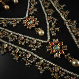 BIKANERI KUNDAN NECKLACE WITH EARRINGS