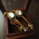 POLKI KUNDAN BANGLES (PAIR)