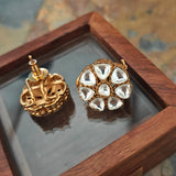 STATEMENT POLKI KUNDAN STUDS