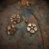 KUNDAN NECKLACE WITH EARRINGS