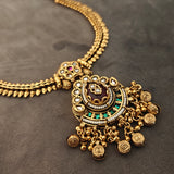 EXCLUSIVE TEMPLE CHOKER WITH EARRINGS