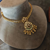 EXCLUSIVE TEMPLE CHOKER WITH EARRINGS