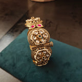POLKI KUNDAN DESIGNER BANGLE