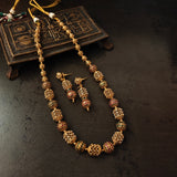 TEMPLE MATAR MALA WITH EARRINGS