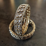 DESIGNER KUNDAN BANGLES (PAIR)