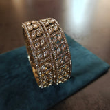 DESIGNER KUNDAN BANGLES (PAIR)