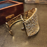 DESIGNER CZ STONE OPENABLE BANGLE