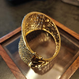 DESIGNER CZ STONE OPENABLE BANGLE