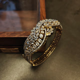 DESIGNER CZ STONE OPENABLE BANGLE