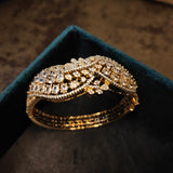 DESIGNER CZ STONE OPENABLE BANGLE