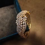 DESIGNER CZ STONE OPENABLE BANGLE