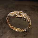 DESIGNER CZ STONE OPENABLE BANGLE
