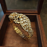 DESIGNER CZ STONE OPENABLE BANGLE