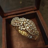 DESIGNER CZ STONE OPENABLE BANGLE