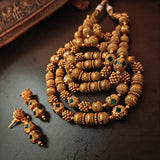 FINEST QUALITY MATAR MALA WITH EARRINGS