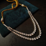 DESIGNER CZ STONE NECKLACE WITH EARRINGS