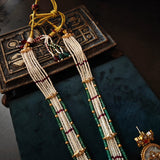 STATEMENT NECKLACE IN MOTHER OF PEARL WITH EARRINGS