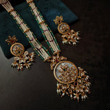 STATEMENT NECKLACE IN MOTHER OF PEARL WITH EARRINGS