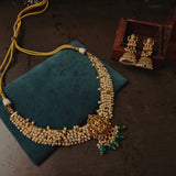 FINEST QUALITY TEMPLE CHOKER WITH EARRINGS