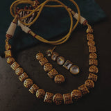 FINEST QUALITY POLKI KUNDAN CHOKER WITH EARRINGS