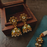 FINEST QUALITY POLKI KUNDAN CHOKER WITH EARRINGS