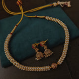 PEARL CHOKER WITH EARRINGS