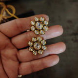 FINEST QUALITY POLKI KUNDAN CHOKER WITH EARRINGS