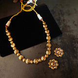 FINEST QUALITY POLKI KUNDAN CHOKER WITH EARRINGS
