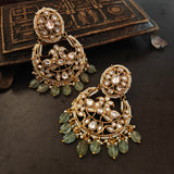 DESIGNER POLKI KUNDAN CHAAND BALI