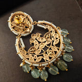 DESIGNER POLKI KUNDAN CHAAND BALI